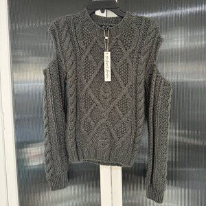 NEW For Love and Lemons Sweater Gray XS